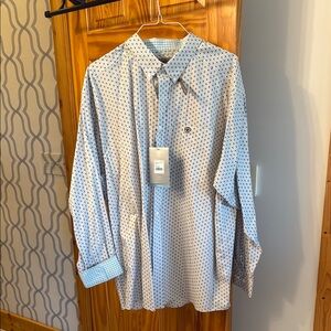 NWT Ariat Men’s Wrinkle Free Coleman Classic Long Sleeve Patterned Shirt